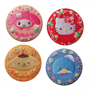 Custom Cute Embroidered Tinplate Badge Manufacturer