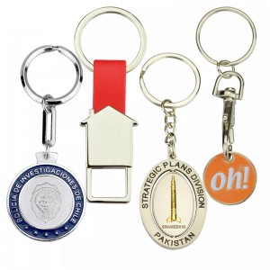 Low price for Custom Photo Keychain -
 Promotion Gift Airplane Logo Spin Keychain – Happy Gift