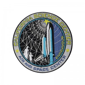 California Science Center Round Embroidered Patches