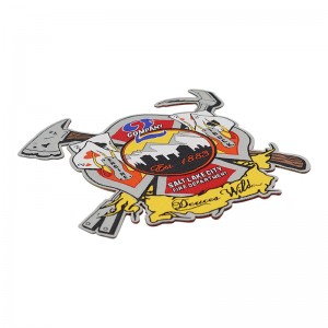 Colorful Fashion Design Iron On Woven Patches For Cloth