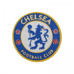 Custom Fabric Circle Football Club Woven Patch