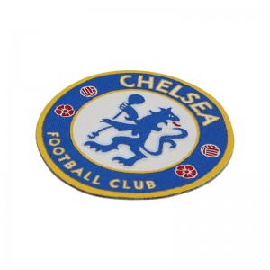 Custom Fabric Circle Football Club Woven Patch