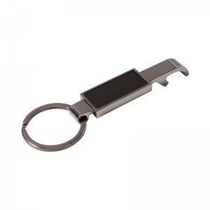 Customized Laser Logo Metal Beer Keychain Opener