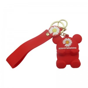 Factory Beautiful Flower Bracelet Keychain Phone Holder