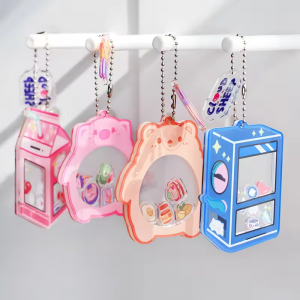 Factory Custom Acrylic Keychain Plastic Diy Design Anime Acrylic Charm