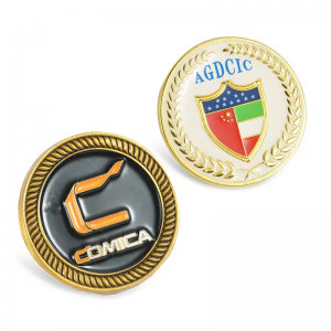 Factory Low MOQ Round Shape Country Badges