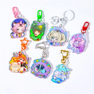 Promotional Anime Print Acrylic Key Chians