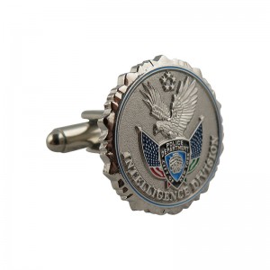 High Quality 3D Logo Military Police Cufflinks