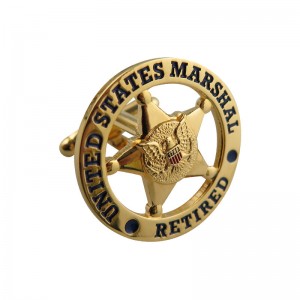 Bottom price Custom Car Emblems -
 High Quality 3D Logo Military Police Cufflinks – Happy Gift