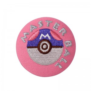 Manufacturer of Manufacturer Custom Lapel Pin Embroidery Woven Logo Security Metal Button Badge