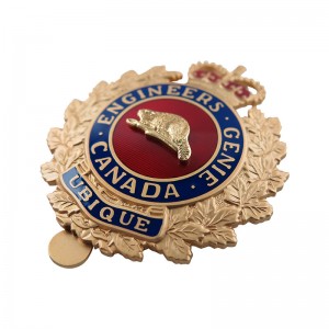 Military Cap Badge With Clip For Souvenir