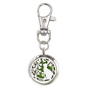 OEM Design Customized Logo Spinning Keyring