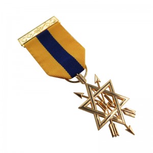 Personalized Custom Shape Cutting Military Medal Without Coloring