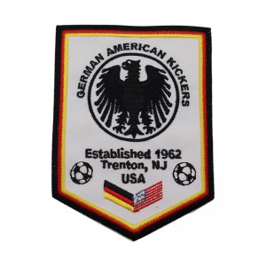 2022 China New Design Appliques & Patches -
 Personalized USA Football Embroidery Patch Sticker Iron on – Happy Gift