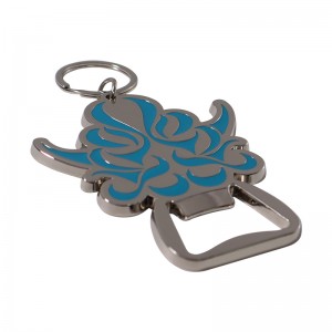 Soft Enamel Beer Bottle Opener Keychains For Promotional