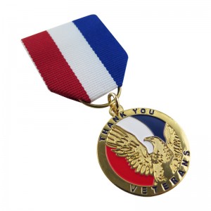 Hot New Products Army Medals And Ribbons -
 Soft Hard Enamel Award Military Medals Maker – Happy Gift