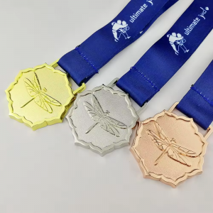 Manufacturer Metal Zinc Alloy Marathon Running Medal