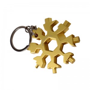 Customized Shape Laser Logo Multifunction Tool Keychains