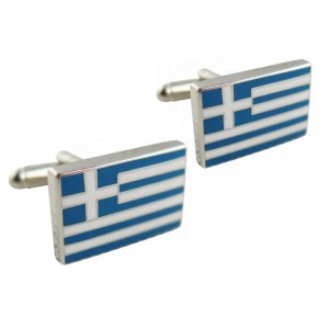 Flag Design Fashion High Quality Copper National Emblem Cufflinks For Men