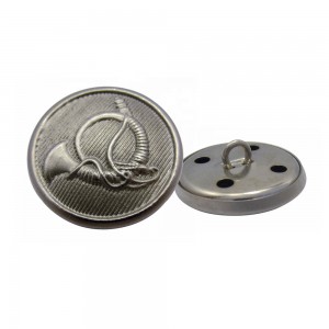 3D Design Military Garment Metal Button For Army Uniform