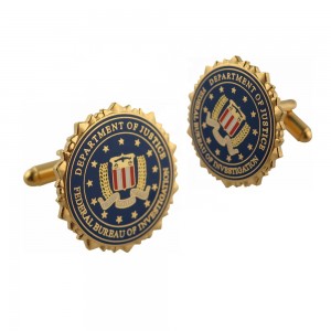 Professional Custom Army Metal Soft Enamel Cufflinks