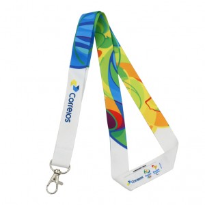 Wholesale Price Custom Polyester Sublimation Lanyard with Detachable Buckle