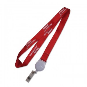 Custom Nylon Polyester Keychain Safety Lanyard With Logo