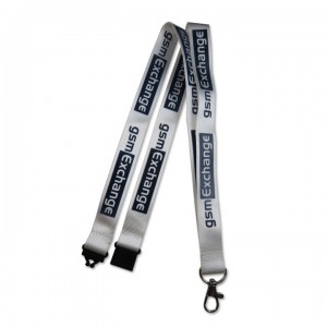 Custom Nylon Polyester Keychain Safety Lanyard With Logo