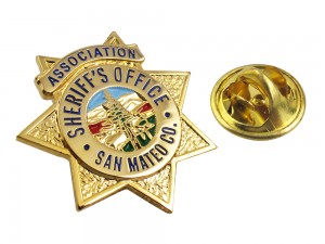 Custom Design High Quality Metal Police Badge For Government