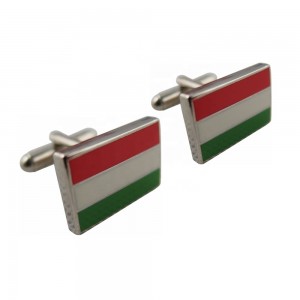 Flag Design Fashion High Quality Copper National Emblem Cufflinks For Men